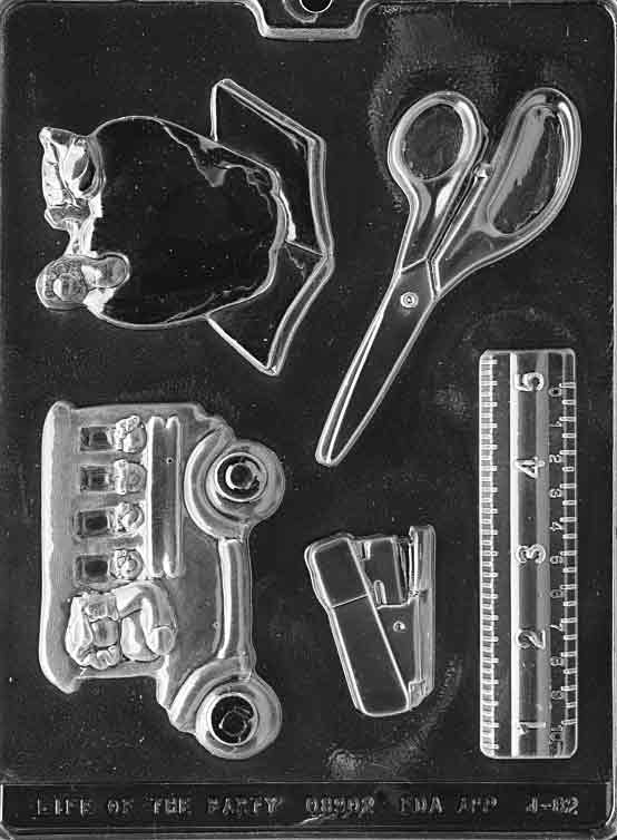 School Assortment Chocolate Mould